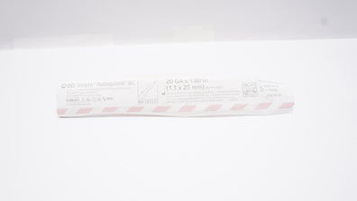 BD 382533 Insyte Autoguard BC Shielded IV Cath. 20Ga x 1.00inch 63ml/min